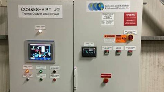 Representative electrical and control panel image